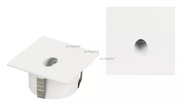 Встраиваемый светодиодный светильник Arlight LT-Gap-S70x70-3W Warm3000 025738 - фото 1