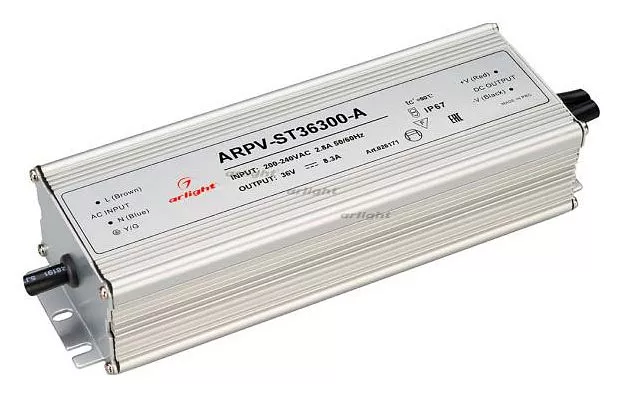 Блок питания Arlight ARPV-ST36300-A 36V 300W IP67 8,3A 026171 - фото 1