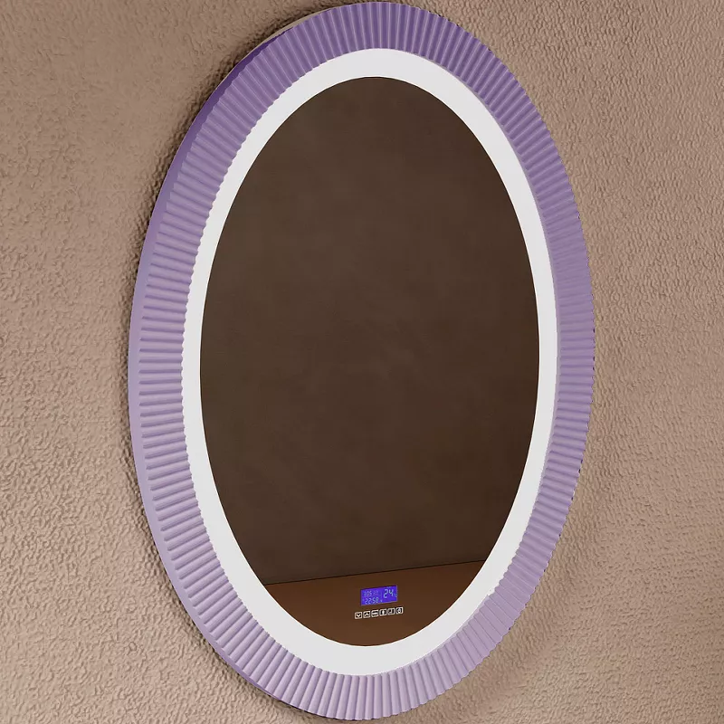 Зеркало Abber Stein 60 фиолетовое с подсветкой AS6601Violett - фото 1