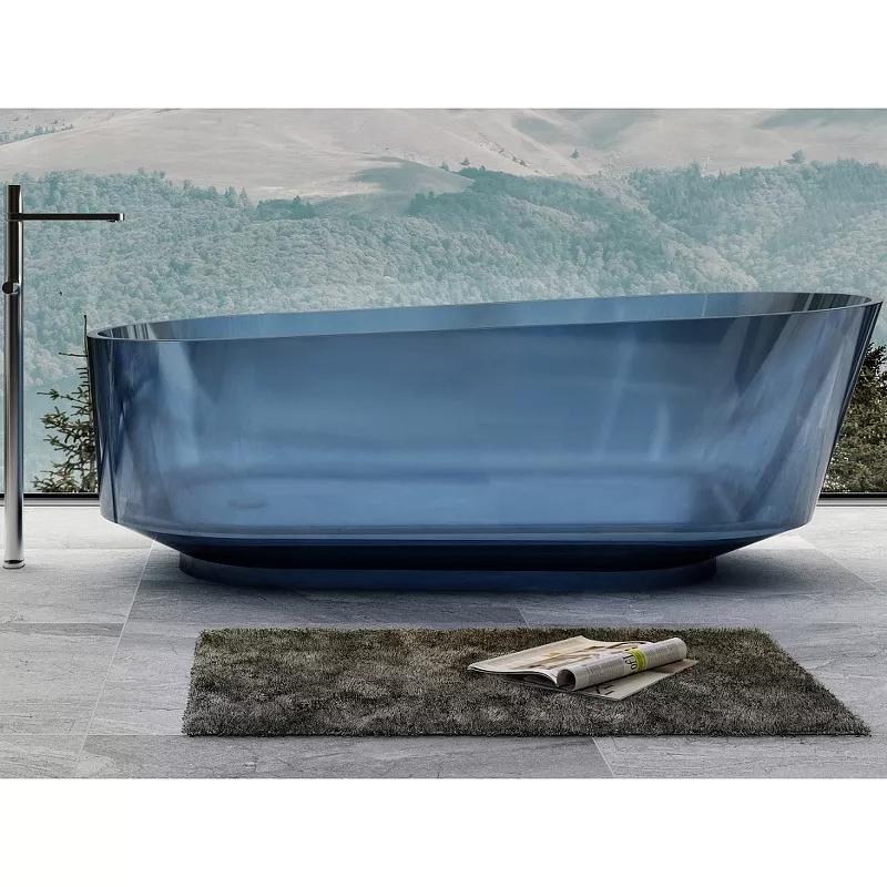 Ванна из полиэфирной смолы Abber Kristall 170х80 синяя