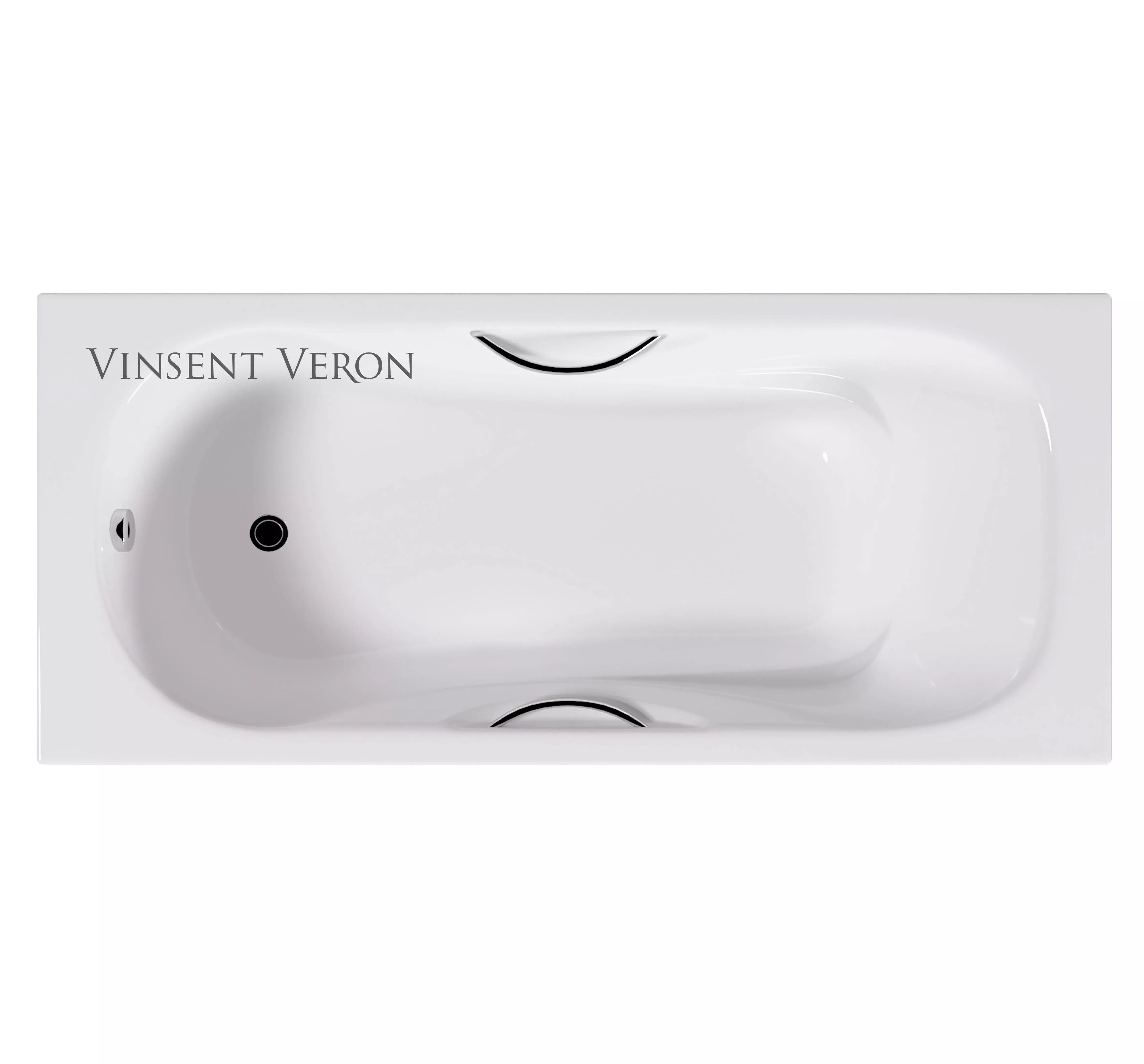 Ванна чугунная Vinsent Veron Aura 170x70 белый 85680₽