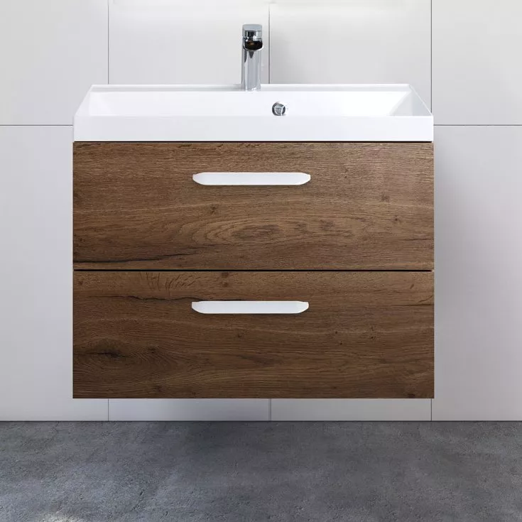 

Тумба с раковиной BelBagno Aurora 70 rovere tabacco