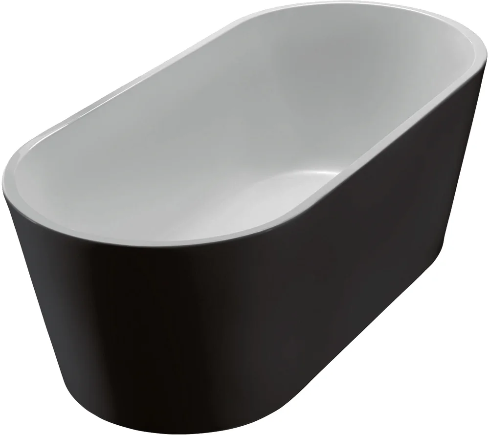Акриловая ванна BelBagno 180х80 черный, матовый (BB71-1800-NERO-W0) - фото 1