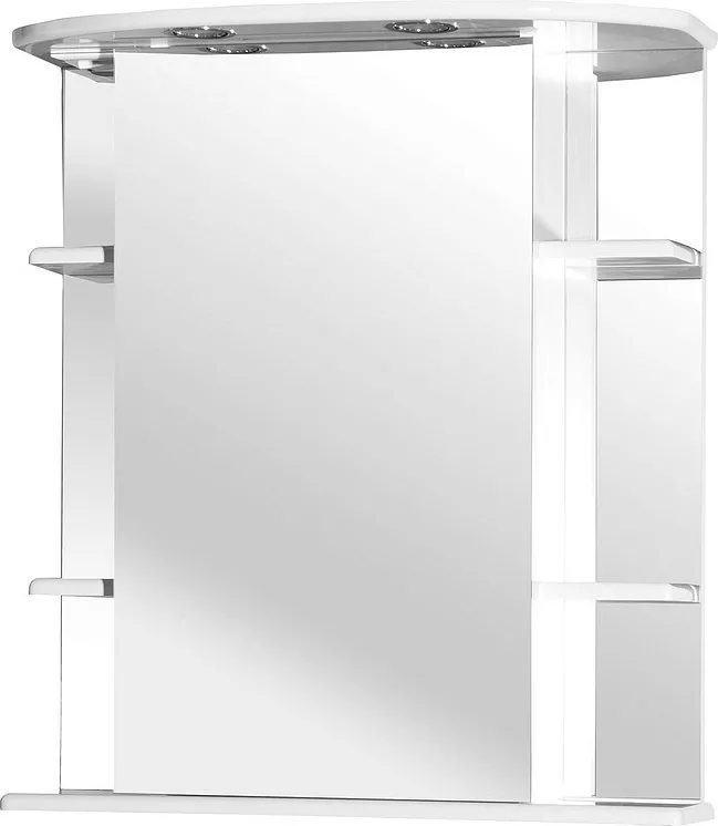 Зеркало-шкаф Misty Магнолия 65 R свет, размер 65, цвет белый Э-Маг04065-01СвП - фото 1