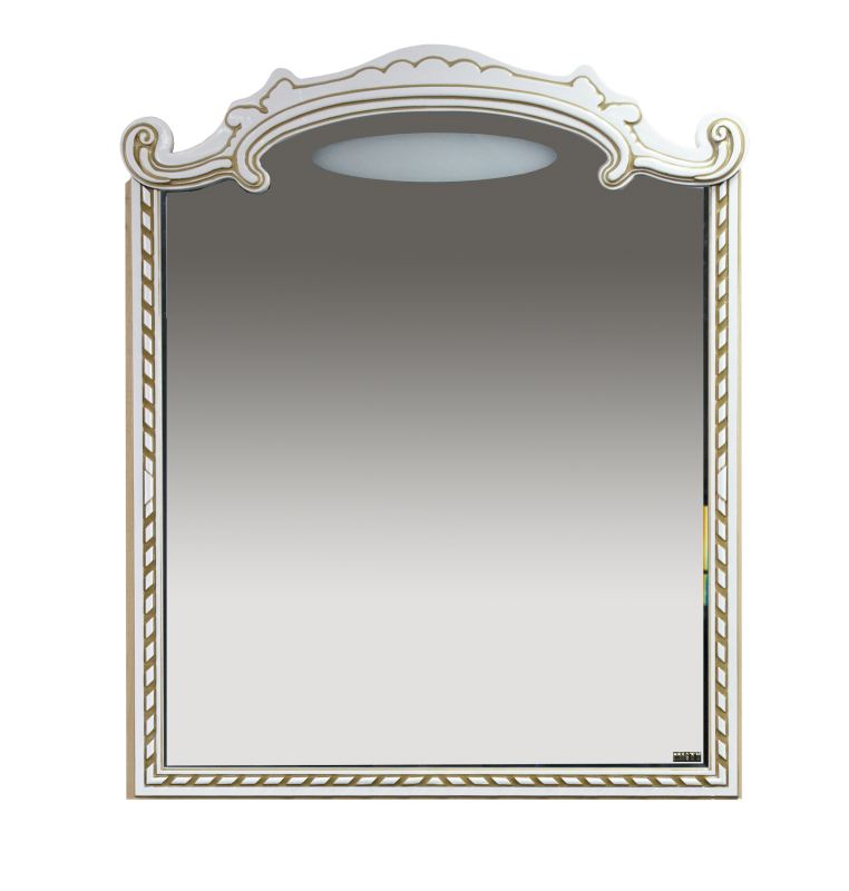 Элис -100 Зеркало белая патина/стекло Л-Эли02100-013 - фото 1