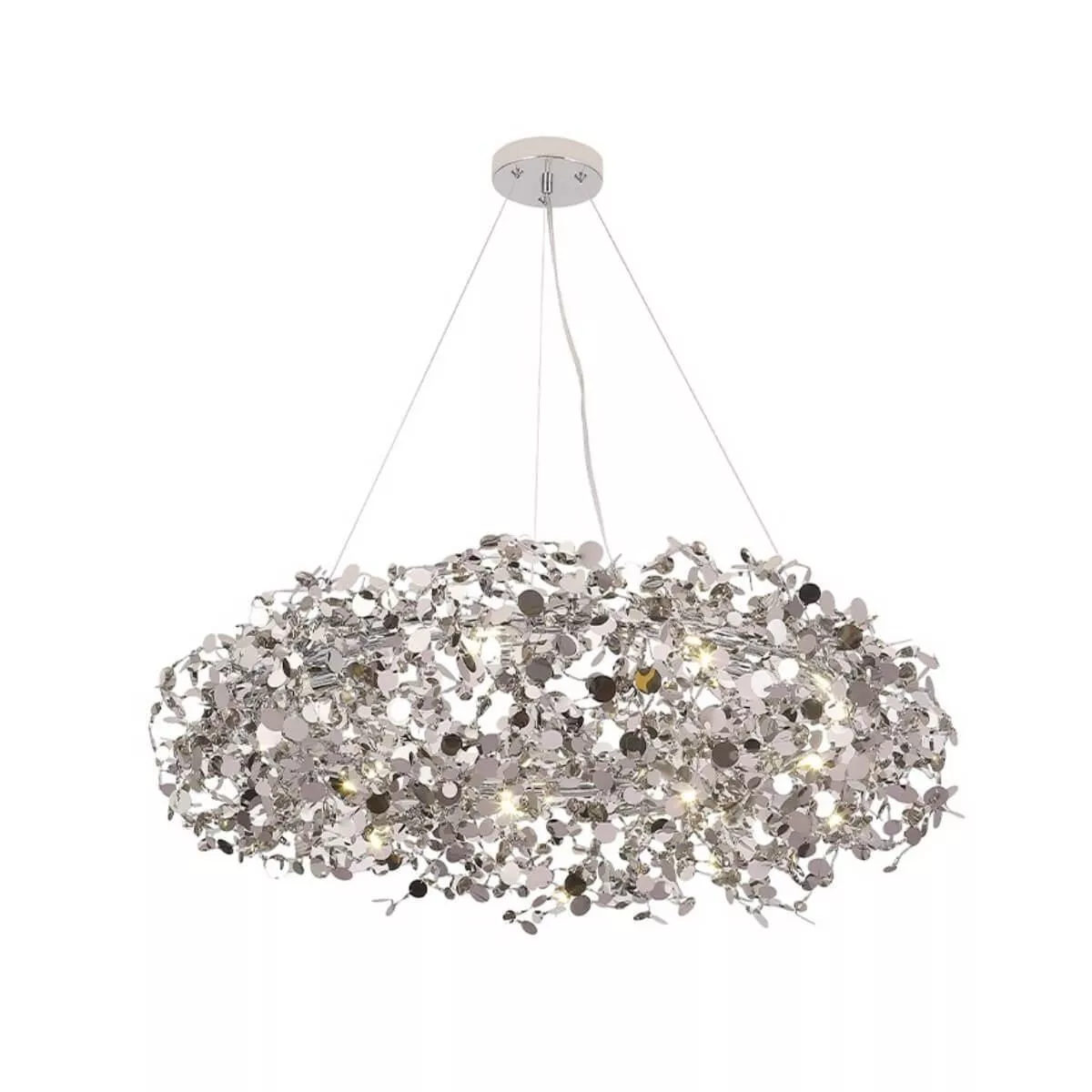 

Подвесная люстра Crystal Lux GARDEN SP9 D800 CHROME