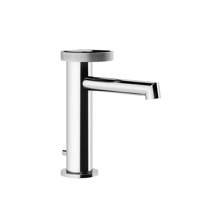 Gessi Anello Смеситель для раковины с донным клапаном и соединительными шлангами, цвет: хром