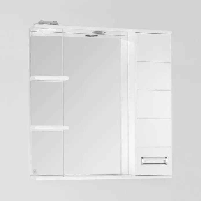 Зеркало-шкаф Style Line Ирис 75 см (ЛС-00000020), размер 75, цвет белый - фото 1