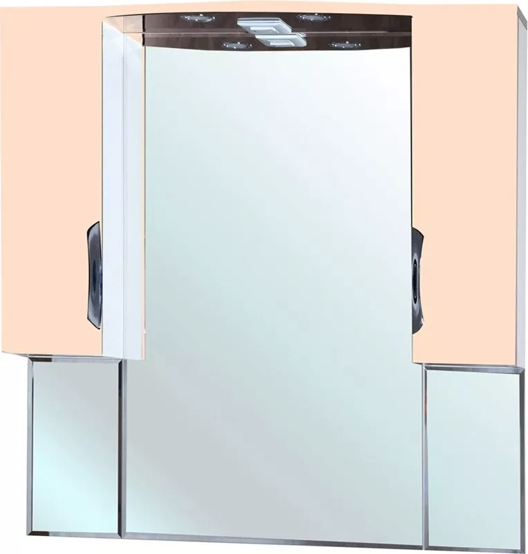 Зеркало-шкаф Bellezza Лагуна 105 бежевый, размер 101, цвет белый 4612118000078 - фото 1