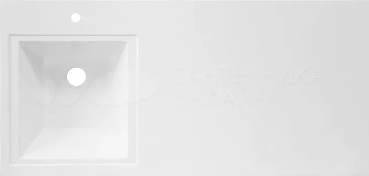 Мебельная раковина Бриклаер Эстет Даллас 100 L, цвет белый