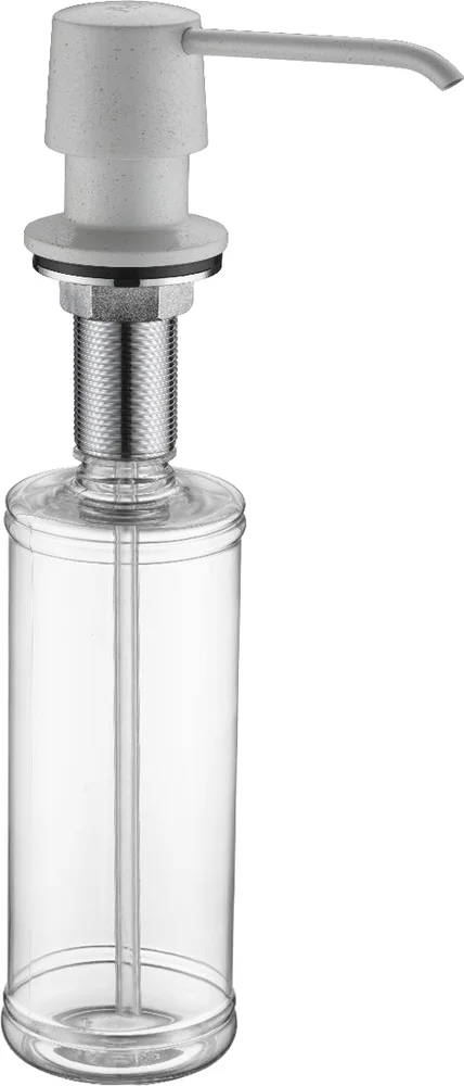 Дозатор для жидкого мыла Paulmark Saube белый матовый D001-331 - фото 1