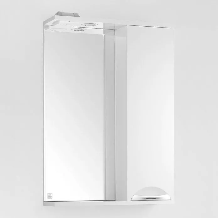 Зеркало-шкаф Style Line Жасмин 55 см (ЛС-00000039), размер 55, цвет белый - фото 1