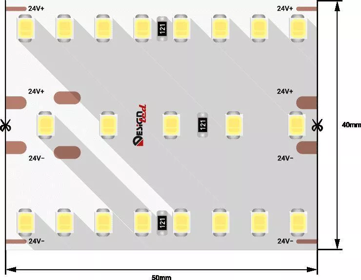 

Светодиодная влагозащищенная лента DesignLed 40W/m 420LED/m 2835SMD нейтральный белый 2,5M 003247