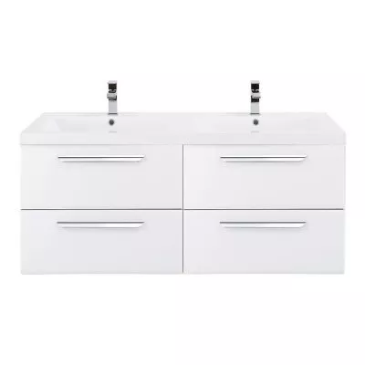 Тумба под раковину Cezares Eco 120х50 Bianco Lucido (ECO-1200-4C-SO-2-BL) - фото 1