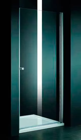 Душевая дверь в нишу Cezares Elena 60х195 R профиль хром стекло прозрачное ELENA-W-60-P-Cr-R - фото 1