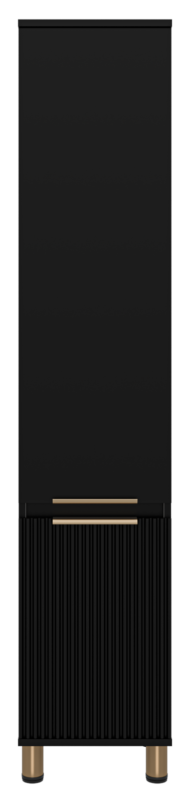 Шкаф-пенал Brevita Enfida 35 левый черный матовый ENF-05035-020L - фото 1