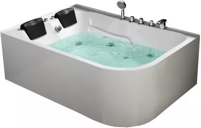 Гидромассажная ванна Frank  170x120 см (F152 R), цвет белый - фото 1