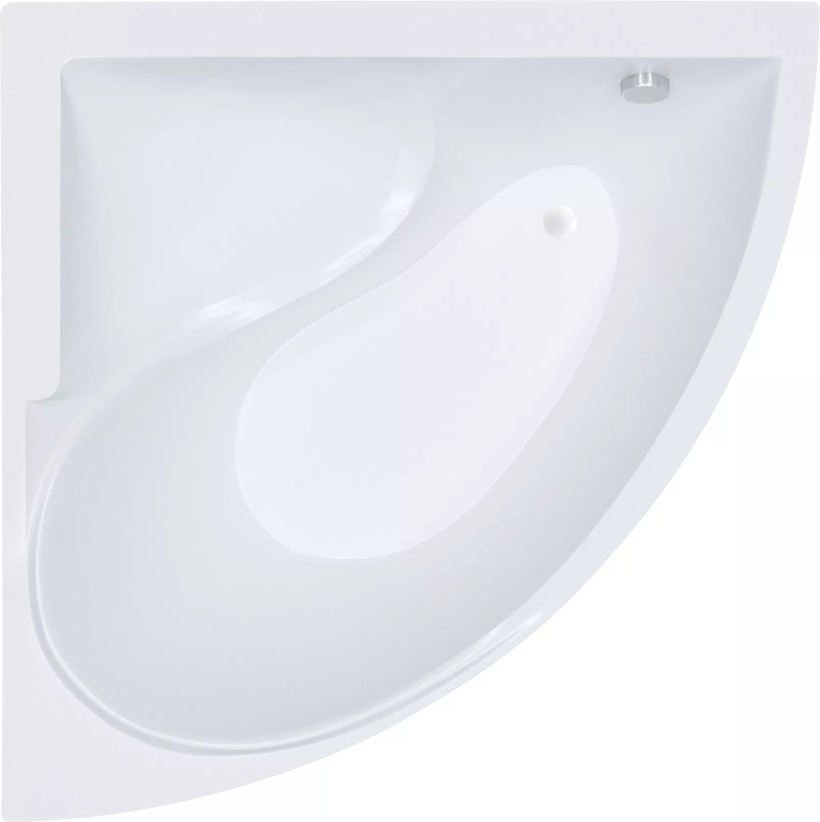 Акриловая ванна Triton Синди 125x125 см (Н0000000214), цвет белый - фото 1
