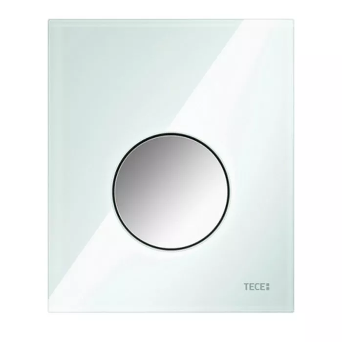 TECE loop Urinal Панель стекло, цвет зеленый , клавиша хром мат. 9820171 - фото 1
