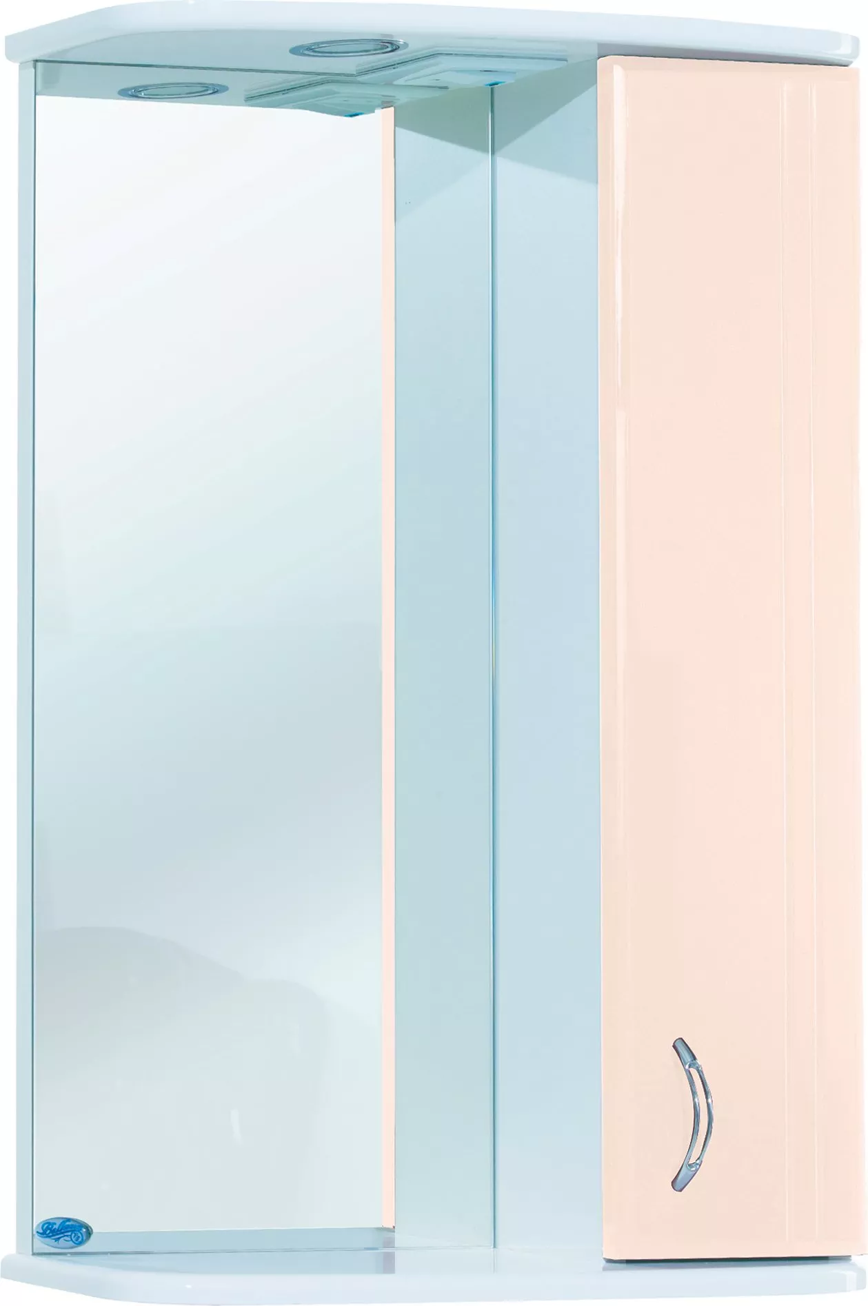 Зеркало-шкаф Bellezza Астра 55 R бежевый, размер 55, цвет белый 4614908001074 - фото 1
