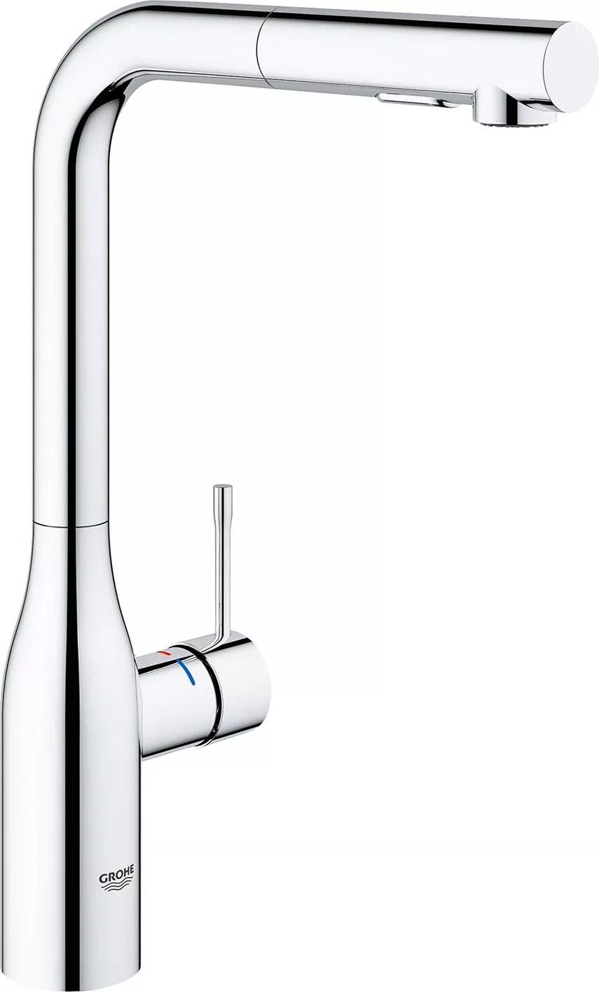 

Смеситель для кухни Grohe Essence 30270000 с выдвижным изливом хром