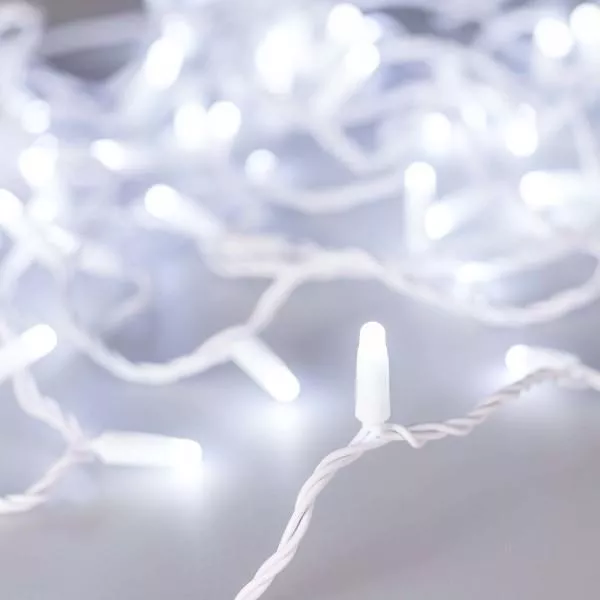 

Уличная светодиодная гирлянда Ardecoled нить 230V белый ARD-String-Classic-10000-White-100Led-Milk-Flash White 031203