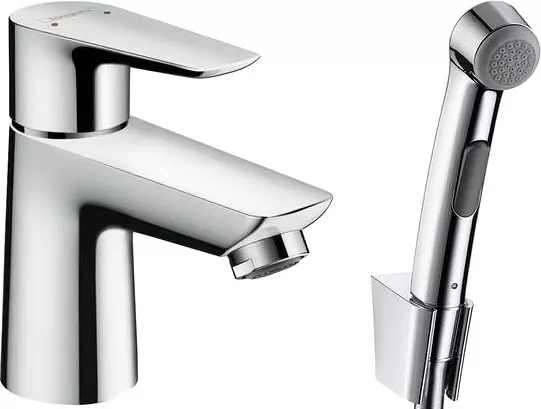 

Смеситель для раковины Hansgrohe Talis E 71729000 хром, с гигиеническим душем