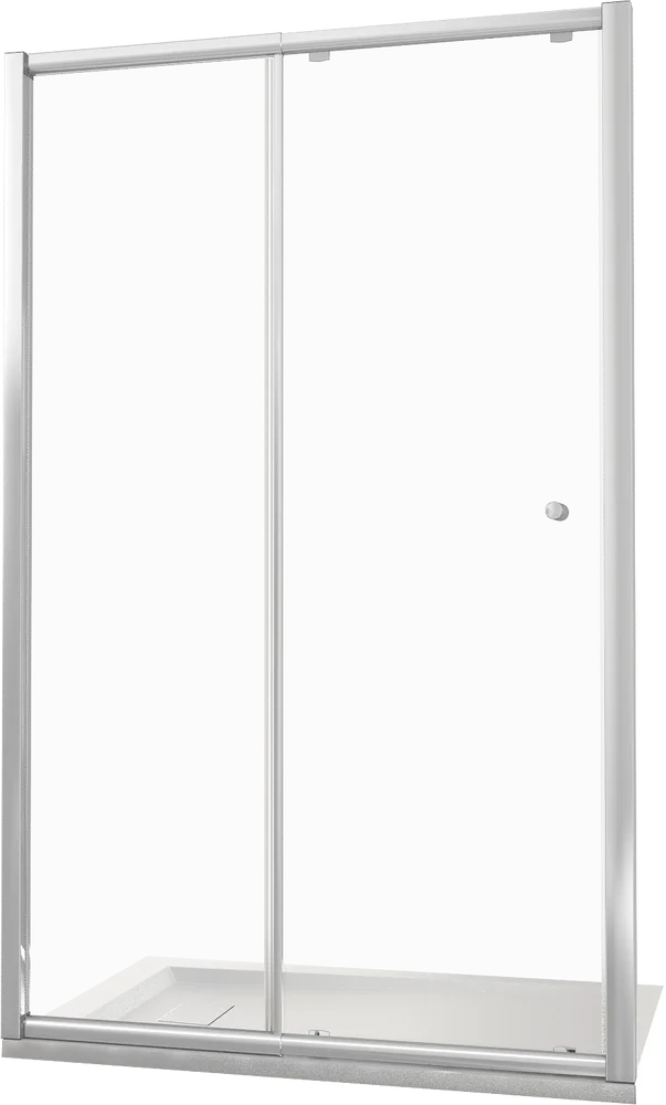 Душевая дверь в нишу Good Door Lira 110х185 профиль хром стекло прозрачное ЛИ00002 - фото 1