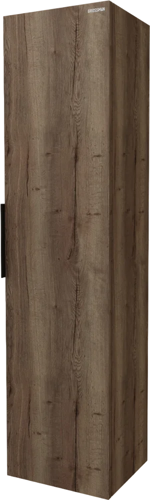 Шкаф-пенал подвесной Grossman Форта 30 темное дерево 3030052 - фото 1