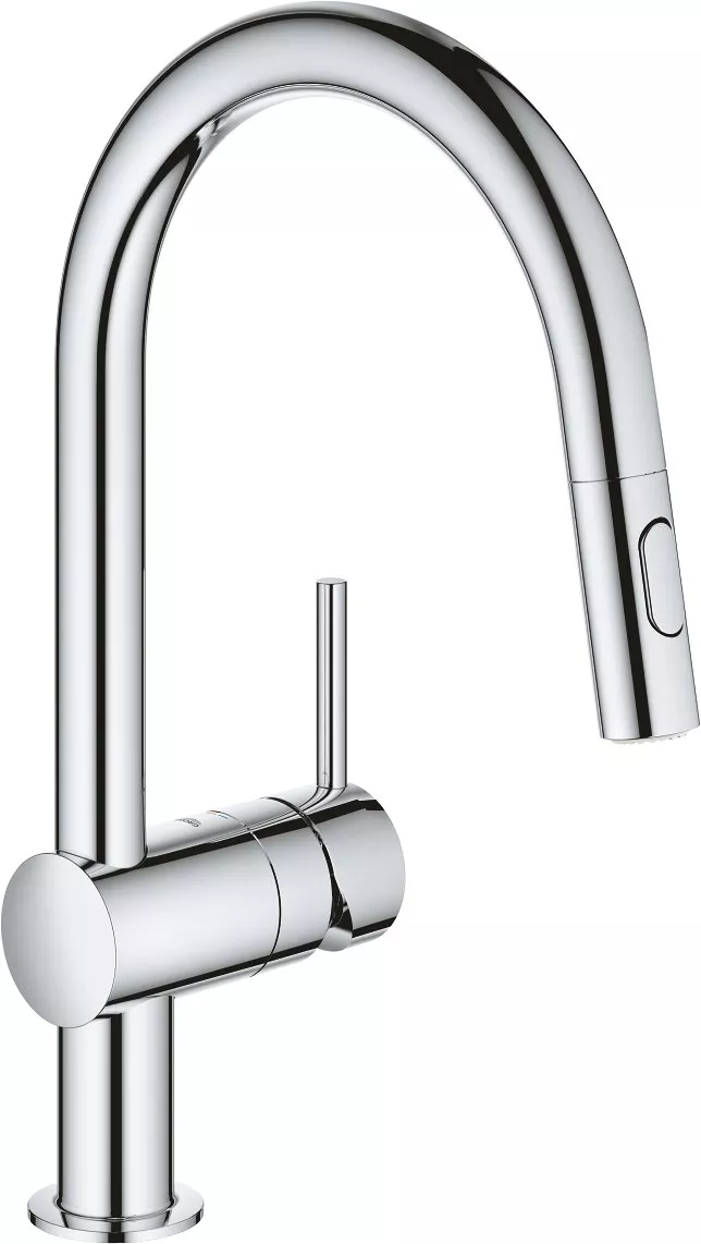 

Смеситель для кухни Grohe Minta 32321002 с выдвижным изливом хром