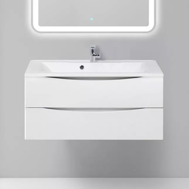 

Тумба с раковиной BelBagno Marino 100 bianco opaco