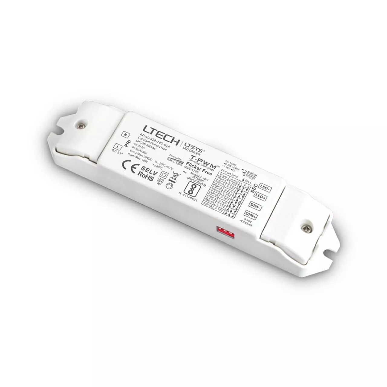 

Драйвер Ideal Lux 26V IP20 0,12A Nova Driver Dali 12W 243986