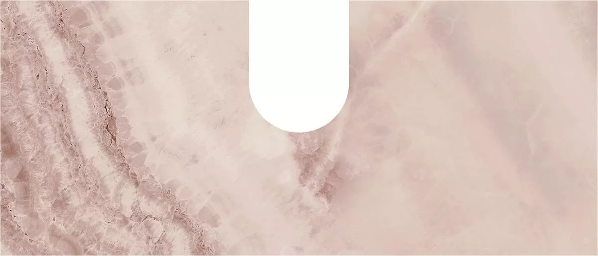 Спец. изделие декоративное CONO Onice розовый (задняя стенка)
