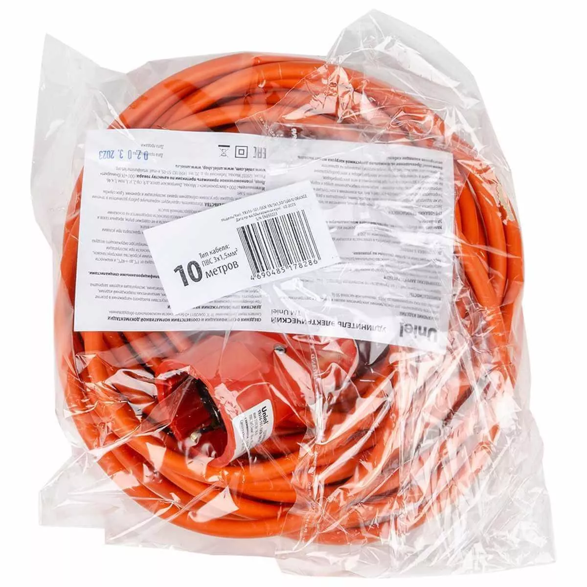 

Удлинитель Uniel Ultra 1гн х 10м б/з YXз16-101 /UCK-1N/3x1,50/10M/O Orange UL-00010796