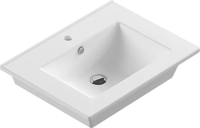 Мебельная раковина Sanita luxe Quadro 60, цвет белый QDR60SLWB01 - фото 1