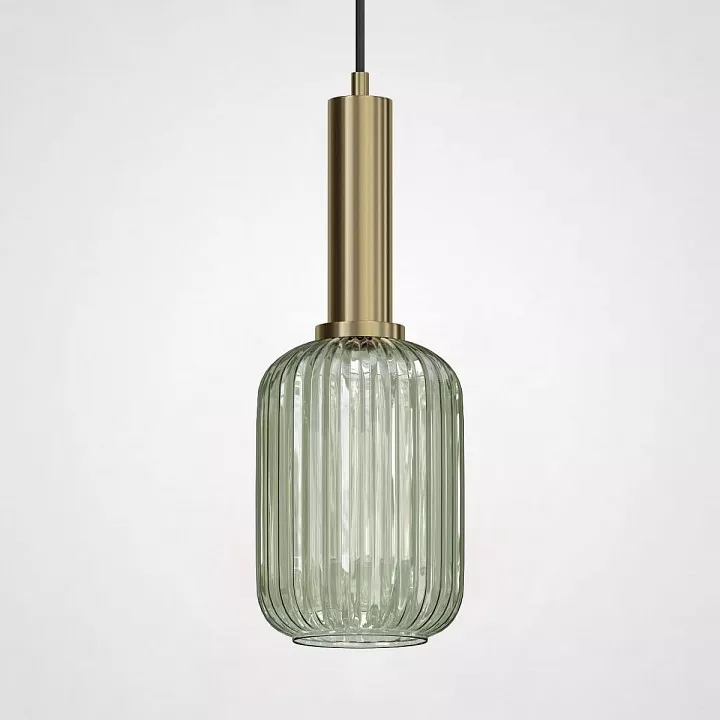 

Подвесной светильник Imperiumloft Ferm Living Chinese Lantern A Brass / Green IRIS01