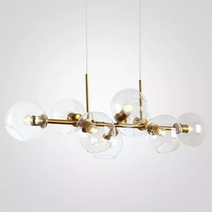 

Подвесная люстра Imperiumloft Staggered Glass Chandelier 8 40.2211