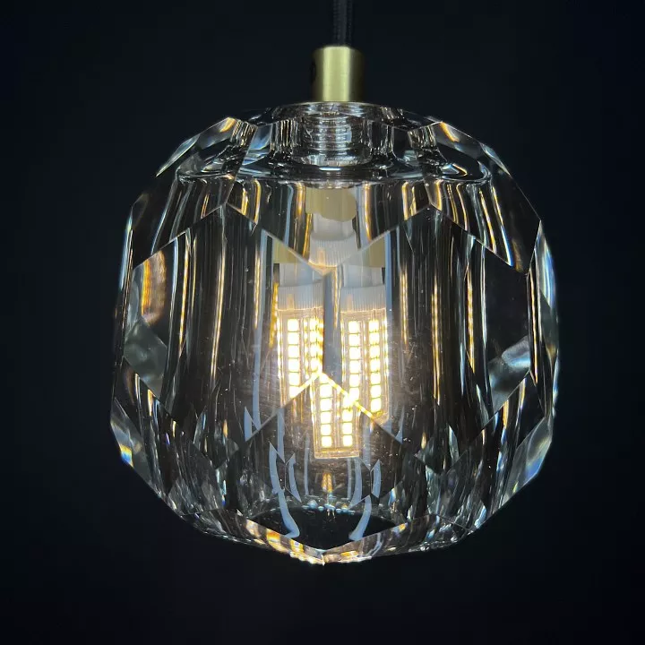 

Подвесной светильник Imperiumloft Rh Boule De Cristal Single Rod Pendant Brass 40.1543