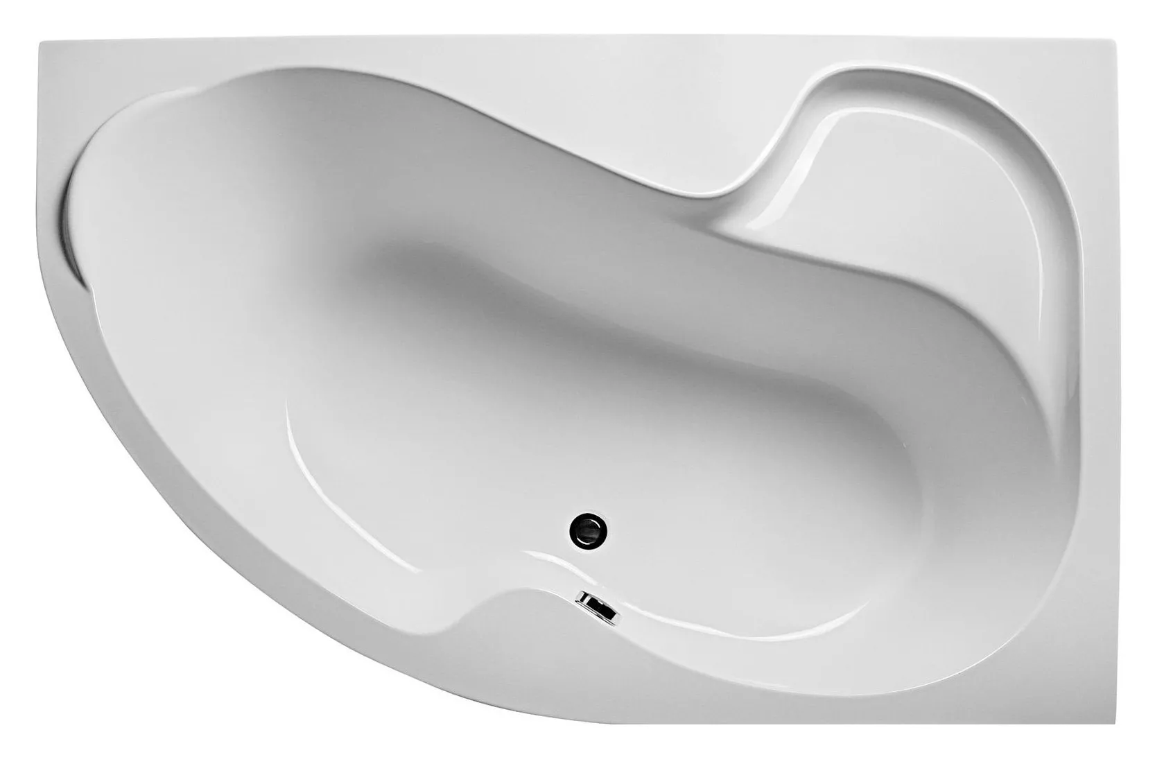 Акриловая ванна Marka One Aura 150x105 R, цвет белый 4604613001261 - фото 1