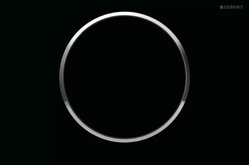 Кнопка смыва Geberit Sigma 10 хром, черный (115.758.KM.5) - фото 1