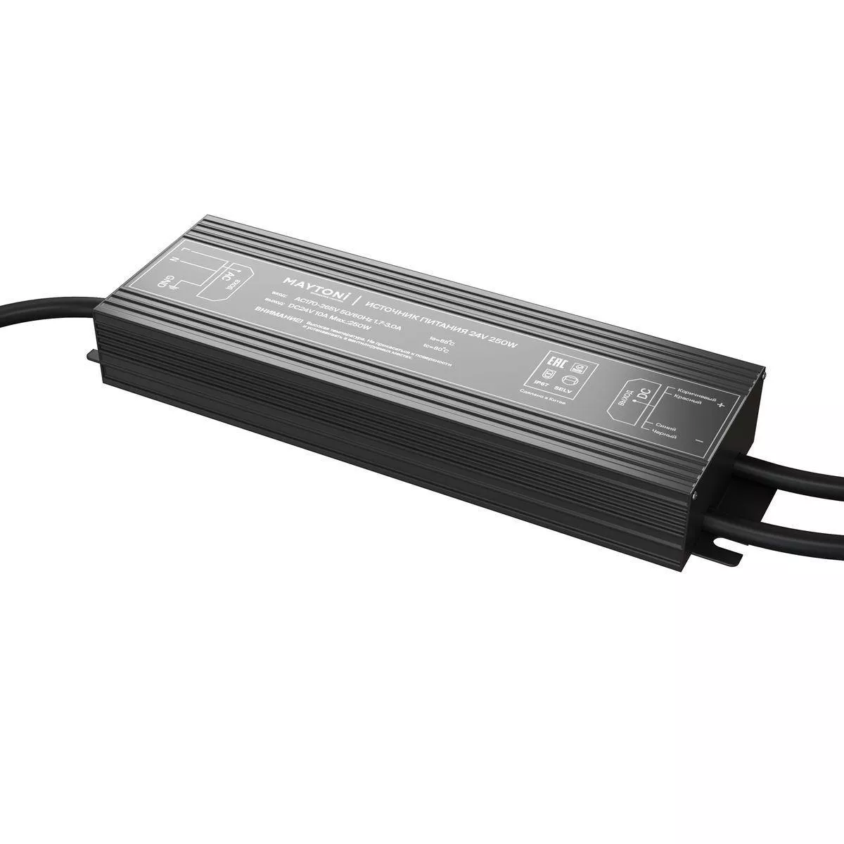 

Блок питания Maytoni Technical Led strip 24V 100W IP67 4,16А 020214