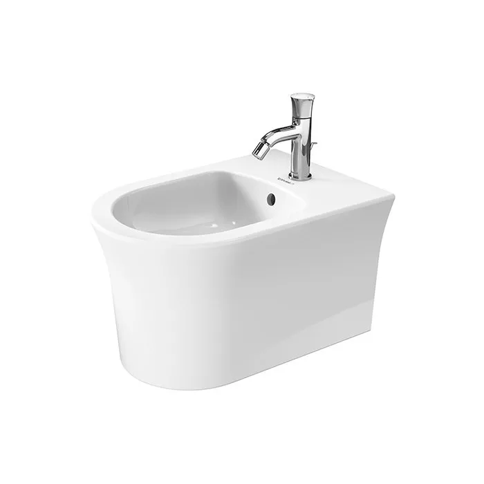 DURAVIT (White Tulip) Биде подвесное 370 x 540 мм, с отверстием под смеситель, белое