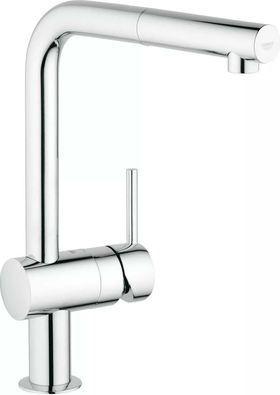 

Смеситель для кухни Grohe Minta 32168000 с выдвижным изливом хром