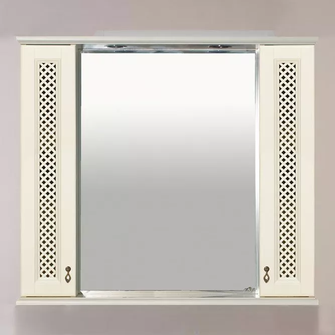 Зеркало Misty Вивьен 90 с подсветкой, цвет бежевый П-Ввн03090-10152Ш - фото 1