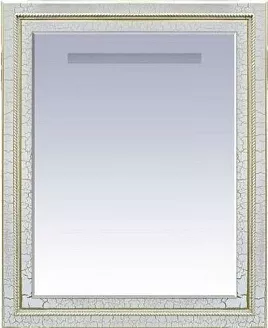 Зеркало Misty Fresko 74х94 белое с золотом Л-Фре03075-0117 - фото 1