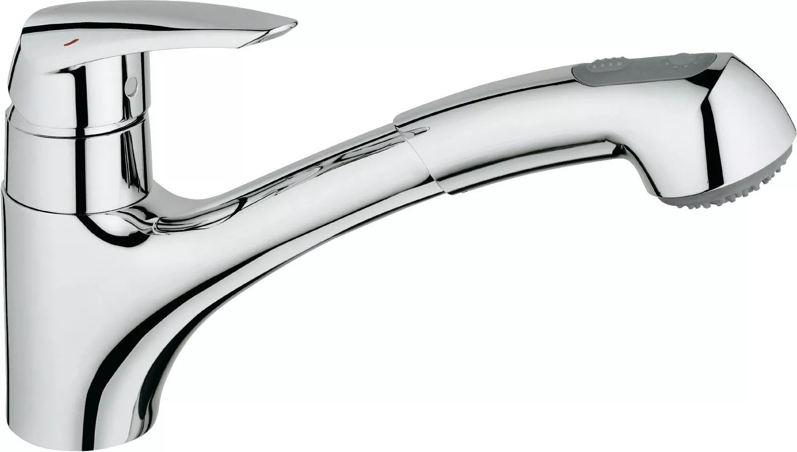 Смеситель для кухонной мойки Grohe Eurodisc хром (32257001), цвет серый - фото 1