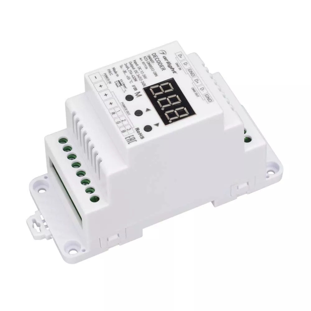 

Декодер Arlight Smart-K23-DMX512-DIN 027126