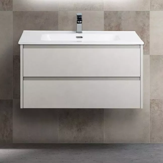 

Тумба с раковиной BelBagno Kraft 90 bianco opaco