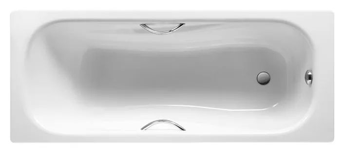 Стальная ванна Roca Princess-N 160x75, цвет белый 2203E0000 - фото 1