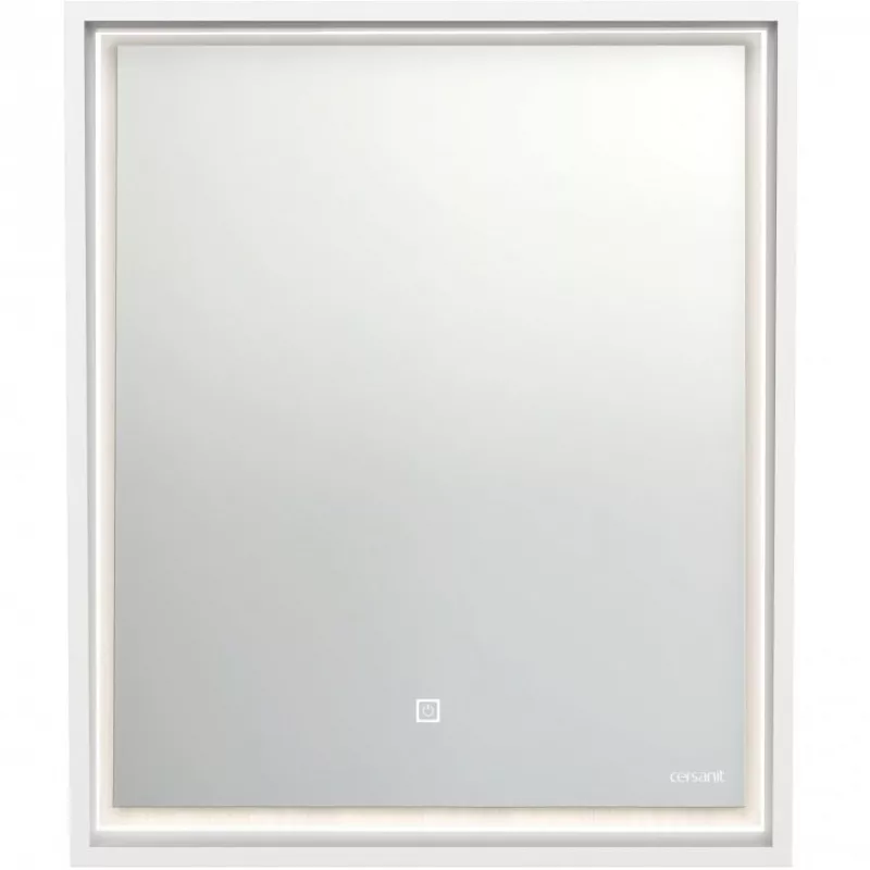 Зеркало Cersanit Louna 60 белое с подсветкой LU-LOU60-Os - фото 1